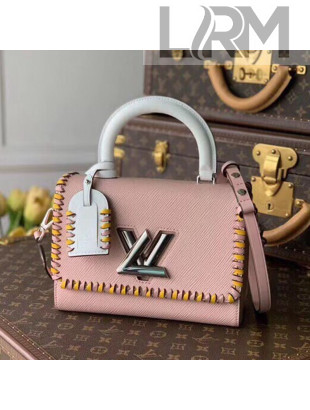 Louis Vuitton Twist MM Braided Bag in Epi Leather M57318 Pink 2021