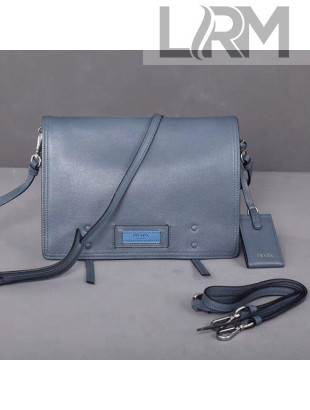 Prada Etiquette Leather Bag 1BD085 Blue 2018