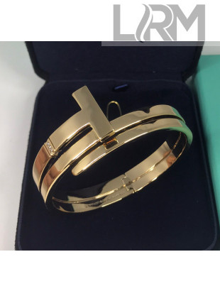 Tiffany & Co. Crystal Square Wrap Bracelet Gold 2020