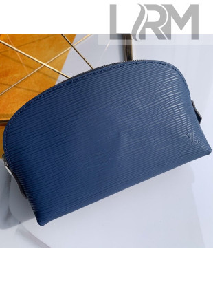 Louis Vuitton Epi Leather Cosmetic Pouch M40638 Blue