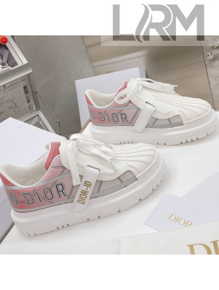 Dior DIOR-ID Sneakers in Pink Gradient and Reflective Technical Fabric 2021