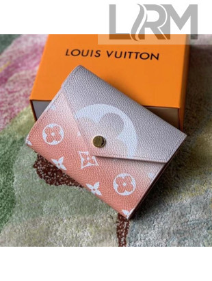 Louis Vuitton Victorine Short Wallet in Grey Gradient Monogram Canvas M80386 2021