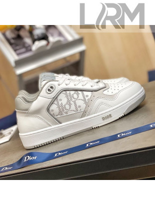 Dior B27 Low-Top Sneakers in White and Grey Calfskin 2020 (For Women and Men)