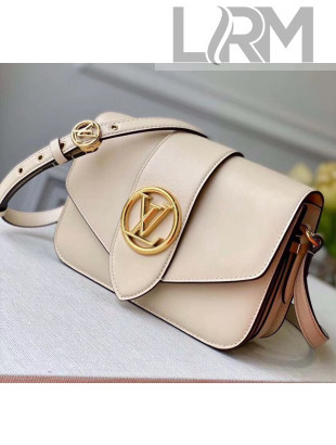 Louis Vuitton LV Pont 9 Shoulder Bag M55950 Cream White 2020