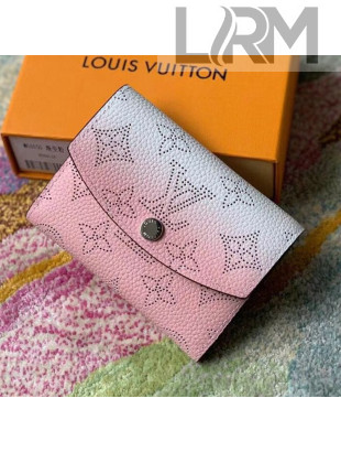 Louis Vuitton Iris XS Short Wallet in Gradient Pink Mahina Perforated Leather M80491 2021