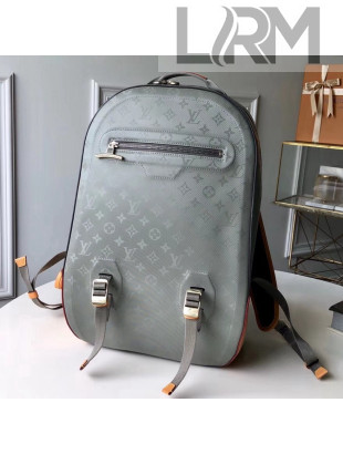 Louis Vuitton Monogram Titanium Canvas Backpack GM M43881 2018
