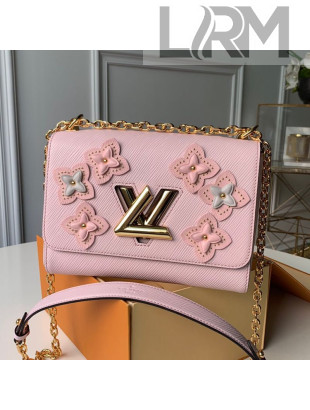 Louis Vuitton Flower Twist MM in Epi Leather M53851 Pink 2019