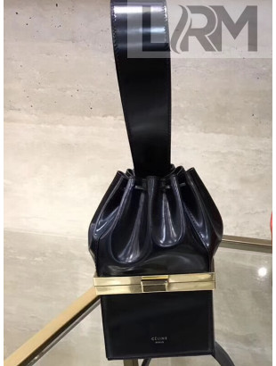 Celine Black Calfskin Box Handle Bag Limited Edtion 2018