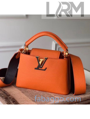 Louis Vuitton Capucines Mini Bag M56848 Orange 2020
