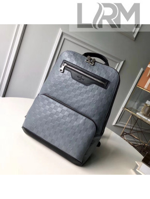 Louis Vuitton Damier Infini Cowhide Leather Avenue Backpack N42428 Gray 2018