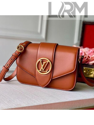 Louis Vuitton LV Pont 9 Shoulder Bag M56456 Caramel Brown 2021