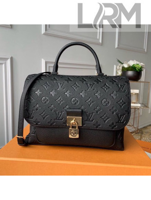 Louis Vuitton Marignan Messenger Bag in Empreinte Leather M44545 Black 2019