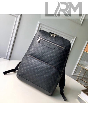 Louis Vuitton Damier Infini Cowhide Leather Avenue Backpack N42428 Black 2018