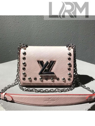 Louis Vuitton Epi Leather Twist PM Bag with Studs M53539 Pink 2018