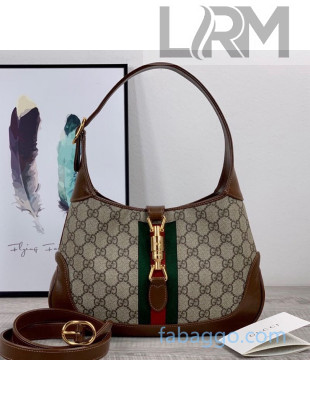 Gucci Jackie 1961 GG Canvas Small Hobo Bag 636706 Brown 2020