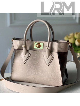 Louis Vuitton On My Side PM Tote Bag M57729 Greige Leather 2021