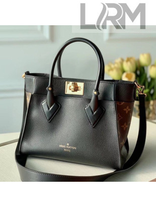 Louis Vuitton On My Side PM Tote Bag M57728 Black Leather 2021