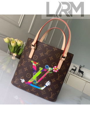 Louis Vuitton Monogram Canvas Bucket Bag M51172 Logo Print 2019