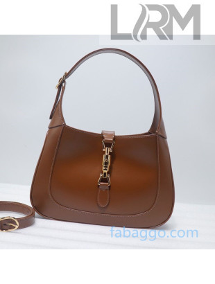 Gucci Jackie 1961 Leather Small Hobo Bag 636709 Brown 2020