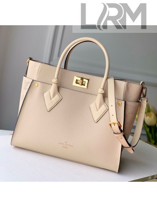 Louis Vuitton On My Side Tote Bag M55802 Greige Beige 2021