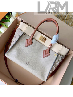 Louis Vuitton On My Side Tote Bag M53825 Light Grey 2021