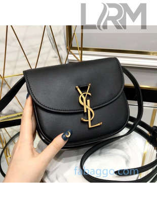 Saint Laurent Kaia Small Satchel in Smooth Vintage Leather 619740 Black 2020