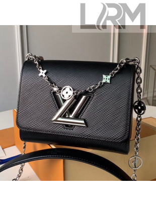 Louis Vuitton Epi Leather Flower Twist PM M55412 Black 2019