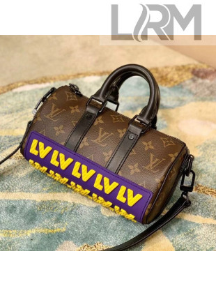Louis Vuitton Keepall XS Bag with LV Band M45788 Monogram Canvas/Yellow 2021