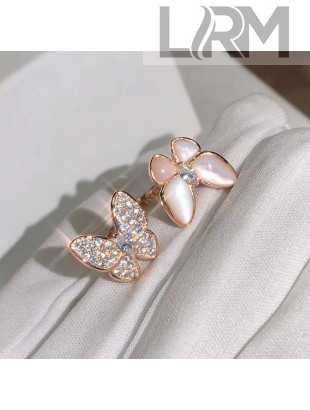 Van Cleef & Arpels Butterfly Ring Rosy Gold 2019