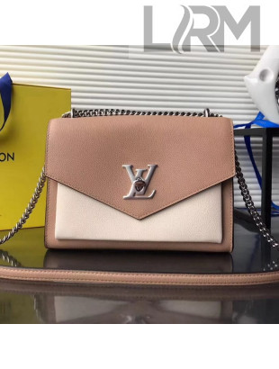 Louis Vuitton Soft Calfskin Mylockme BB Bag M51424 Beige 2018