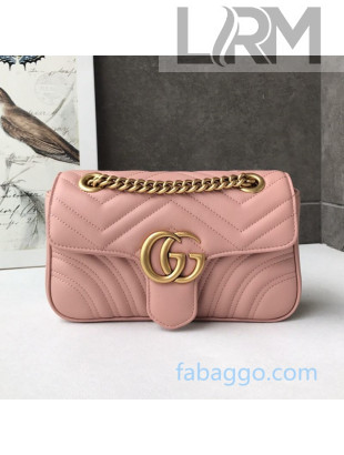 Gucci GG Marmont Mini Bag 446744 Pink 2020