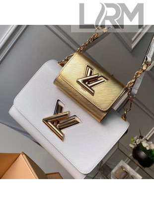 Louis Vuitton Epi Leather Twist Bag Set M50282 White/Gold 2019