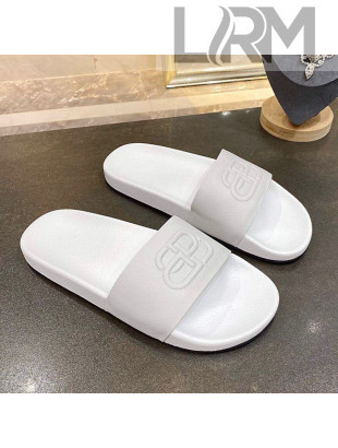 Balenciaga BB Slide Sandals All White 2020 (For Women and Men)