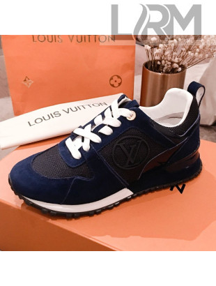 Louis Vuitton Run Away Sneakers Navy Blue 2021 06