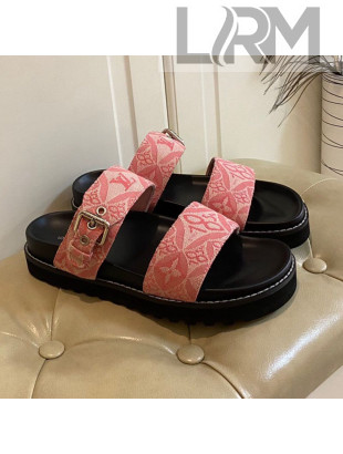 Louis Vuitton Since 1854 Flat Sandals Pink 2020