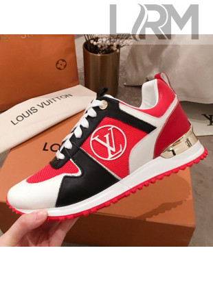 Louis Vuitton Run Away Calfskin Sneakers Red 2021 09