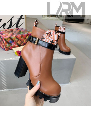 Louis Vuitton Star Trail Crafty and Calfskin Short Boots Brown 2020
