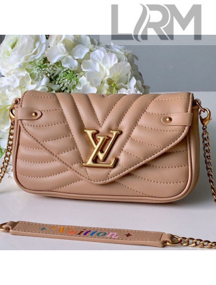 Louis Vuitton New Wave Chain Pochette Shoulder Bag M68479 Beige 2019