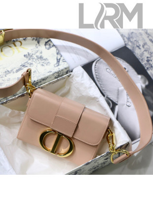 Dior 30 Montaigne Mini Box Shoulder Bag in Pink Box Calfskin 2020
