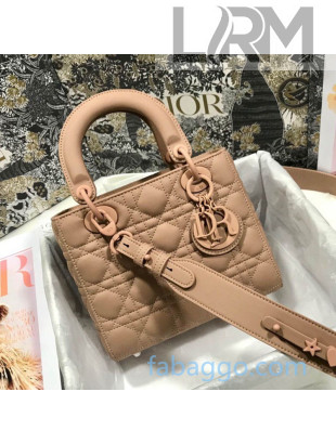 Dior Lady Dior My ABCDior Small Bag in Nude Ultramatte Cannage Calfskin 20202