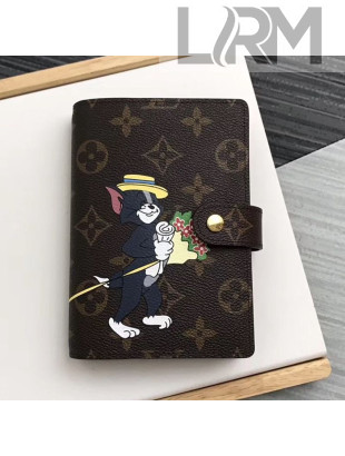 Louis Vuitton Monogram Canvas Print Small Ring Agenda Book Cover R20005 01 2019