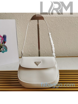 Prada Leather Hobo bag 1BD311 White 2020