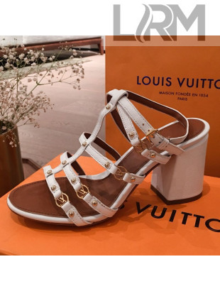 Louis Vuitton Roma Sandal 75mm White 2020