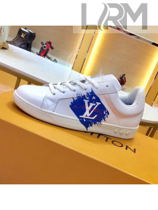 Louis Vuitton Luxembourg Sneaker 1A4OF6 White/Blue 2019(For Woman and Man)