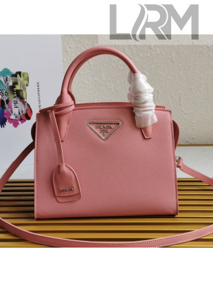 Prada Saffiano Leather Kristen Handbag 1BA297 Pink 2021