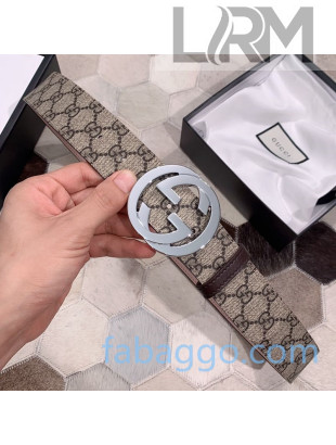 Gucci GG Canvas Belt 38mm with GG Buckle 2020