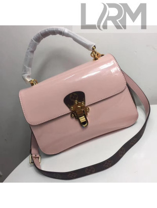 Louis Vuitton Patent Leather/Monogram Canvas Cherry Wood Handbag M53355 Pink 2018