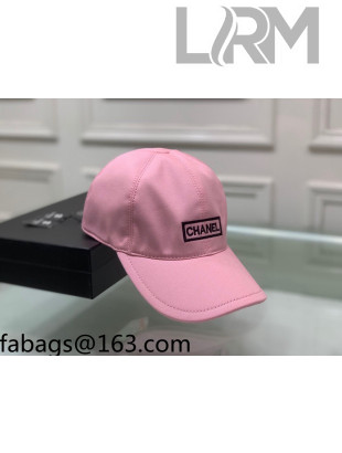 Chanel Canvas Baseball Hat Pink 2021 23