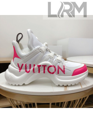 Louis Vuitton LV Archlight Leather Sneakers White/Pink 298 2020
