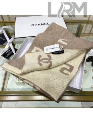 Chanel Cashmere and Wool Long Scarf LS12 Grey 2021